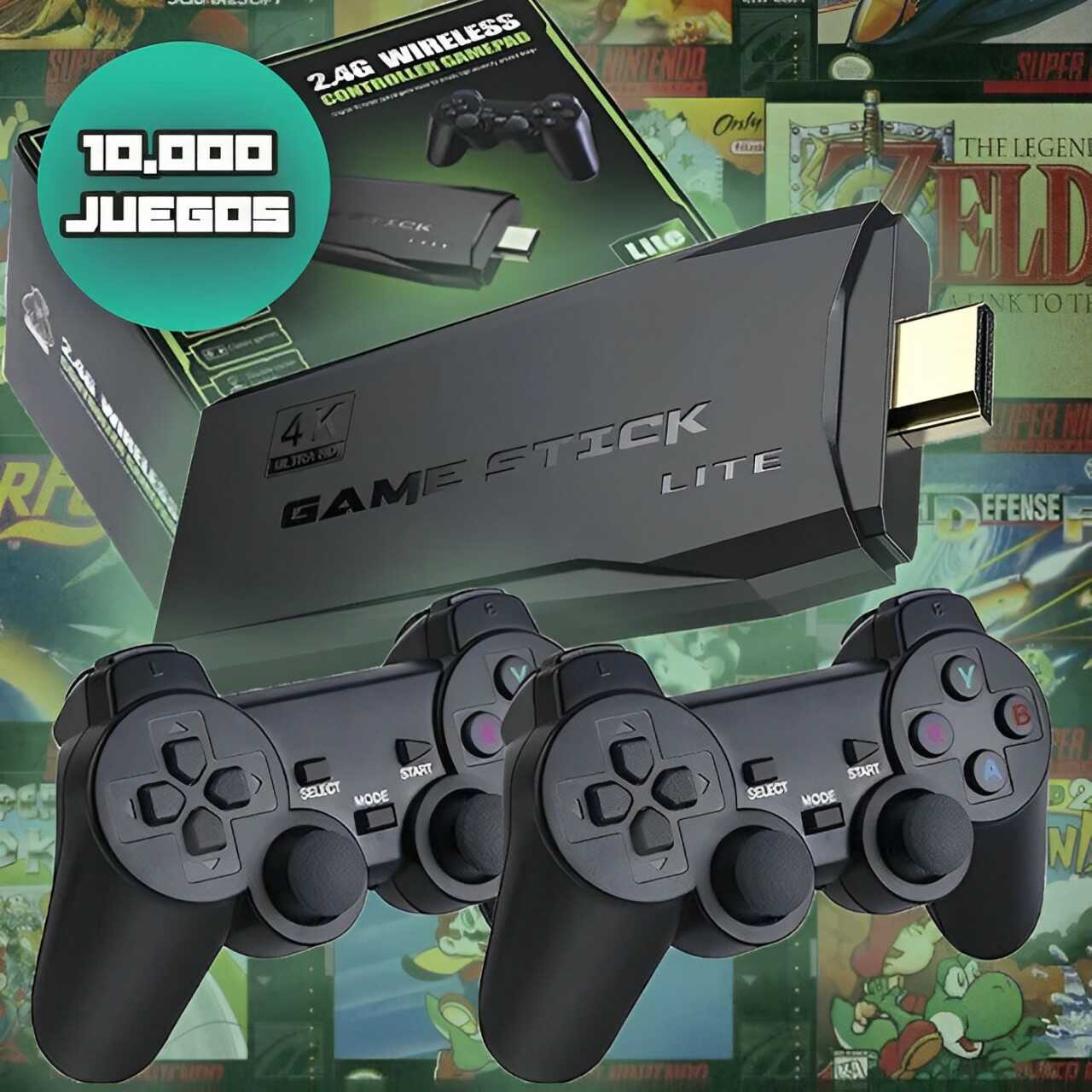 Consola GameStick (+10.000 Juegos) + 2 Controles