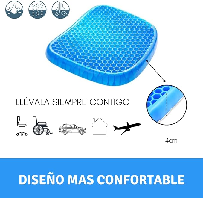 Cojín de gel terapéutico GelConfort™