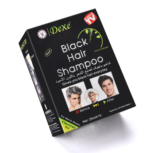 BLACK AIR SHAMPOO - ANTICANAS CABELLO NEGRO (10 sachets)